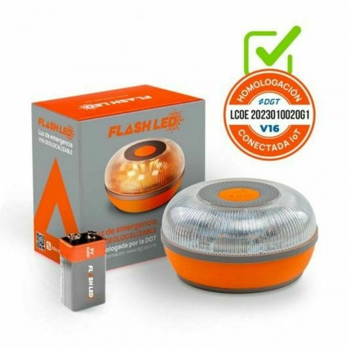 Nødlys til bil Flash Led SOS V16 DGT GPS