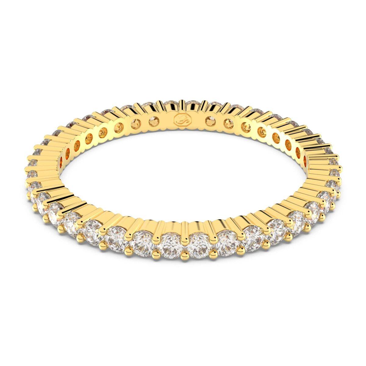 Ring til kvinder Swarovski 5655703 - elegant guldfarvet ring med funklende sten billede