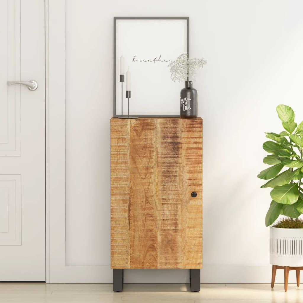 Skænk 40 x 31 x 75 cm i massivt mangotræ med låge billede