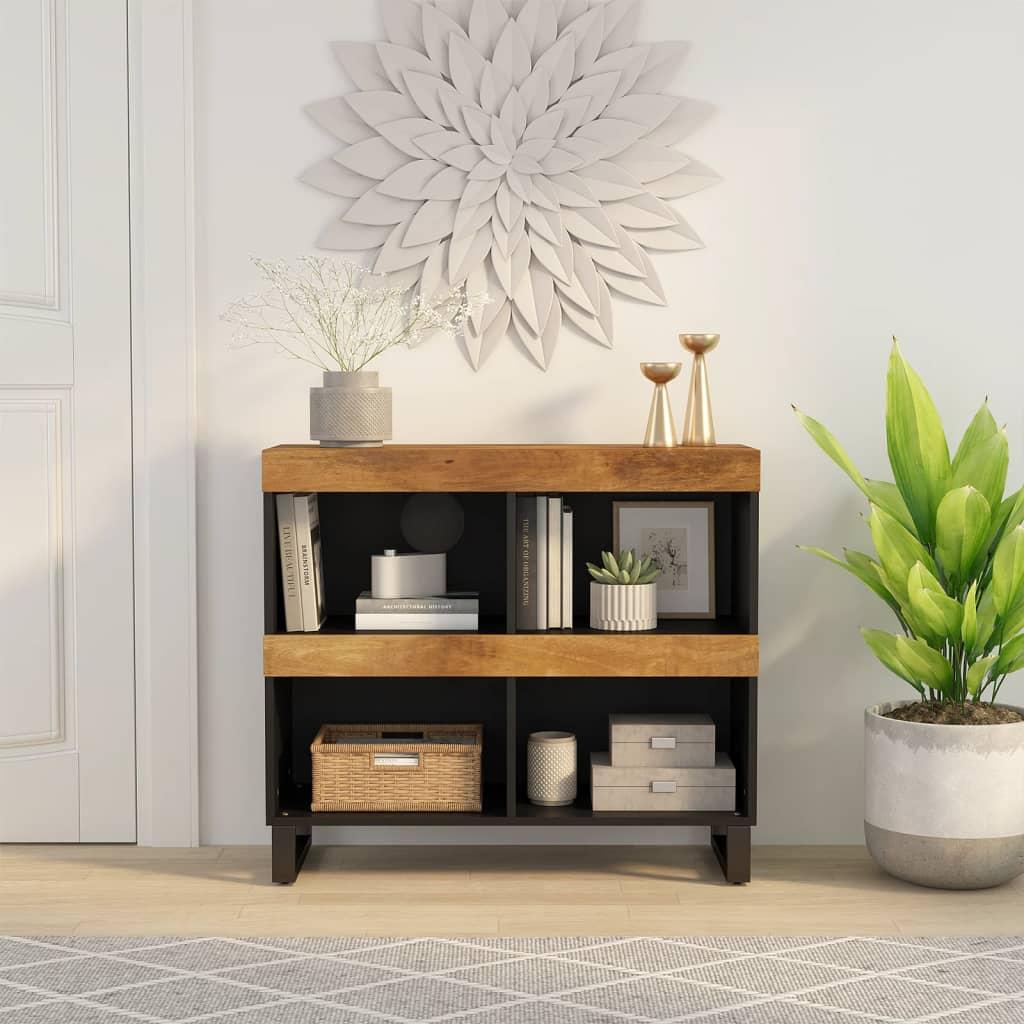 Skab 85x33x75 cm massivt mangotræ billede