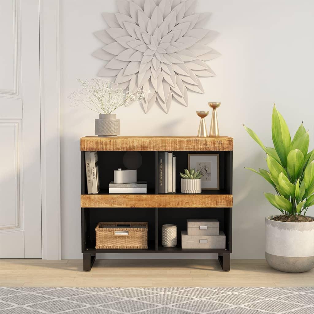 Skab 85x33x75 cm massivt mangotræ billede