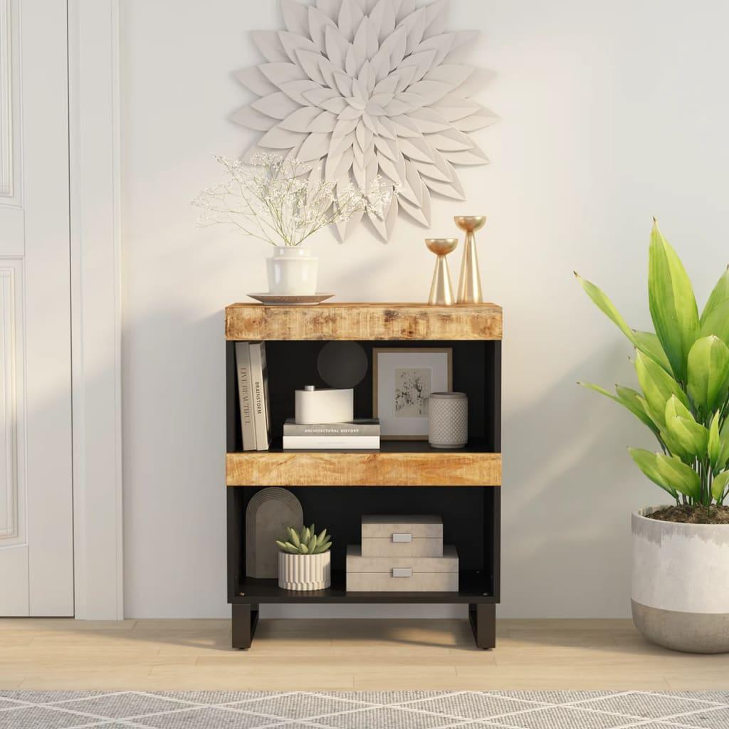 Skab 60x33x75 cm massivt mangotræ billede