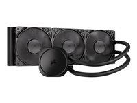 CPU vandkøler Corsair Nautilus 360 RS, 360 mm radiator, sort, 3×120 mm