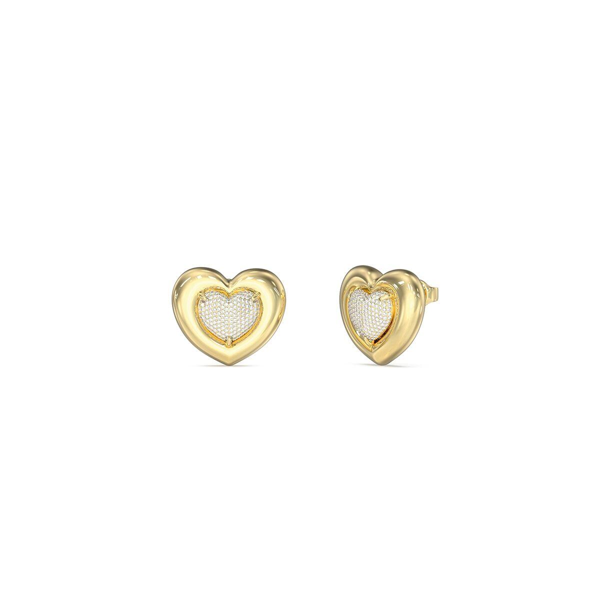 Øreringe til kvinder Guess - hjerteformede studs JUBE05459JWYGT-U billede