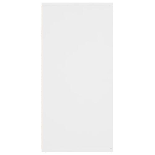 Skænk 160x36x75 cm konstrueret træ hvid