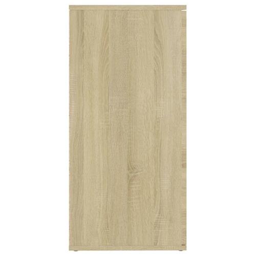 Skænk 160x36x75 cm konstrueret træ sonoma-eg