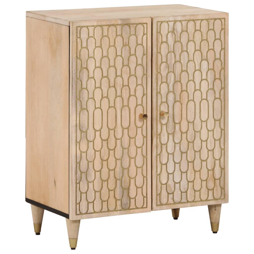 Skab 60x33x75 cm massivt mangotræ billede
