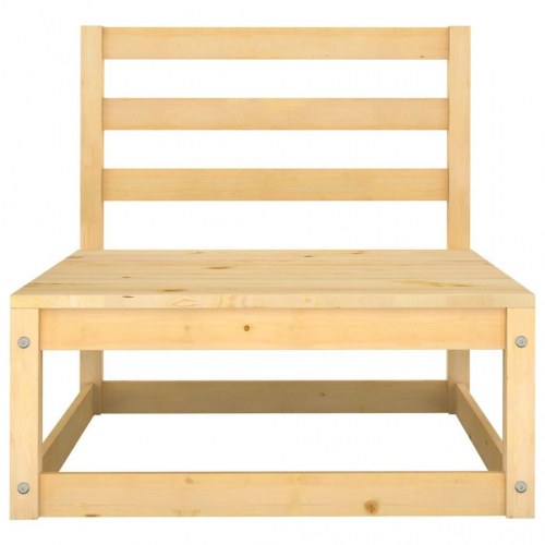 2-personers havesofa massivt fyrretræ