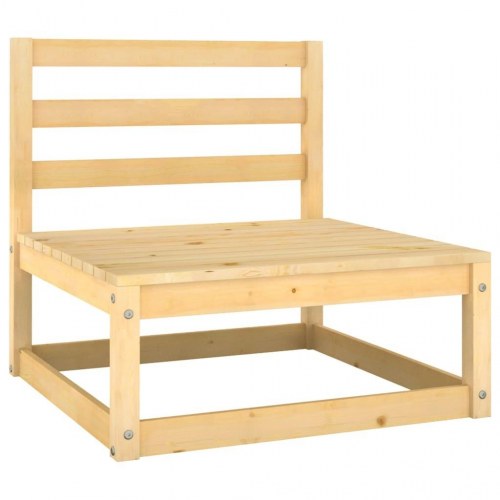 2-personers havesofa massivt fyrretræ