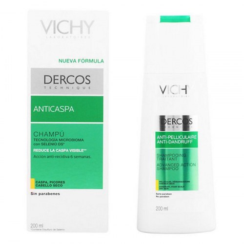 Shampoo mod skæl Vichy Dercos til tørt hår 200 ml