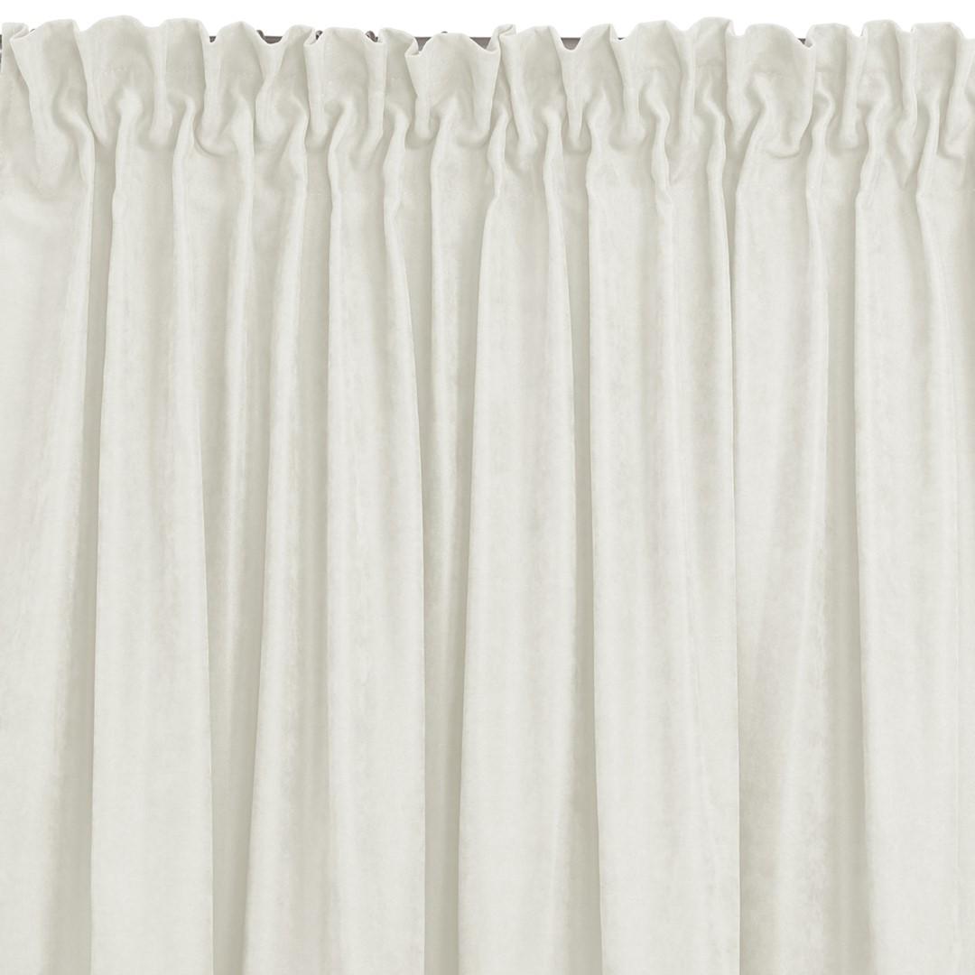 Mørklægningsgardin chenille 280×270 cm - creme, klassisk - HOMEDE MILANA billede