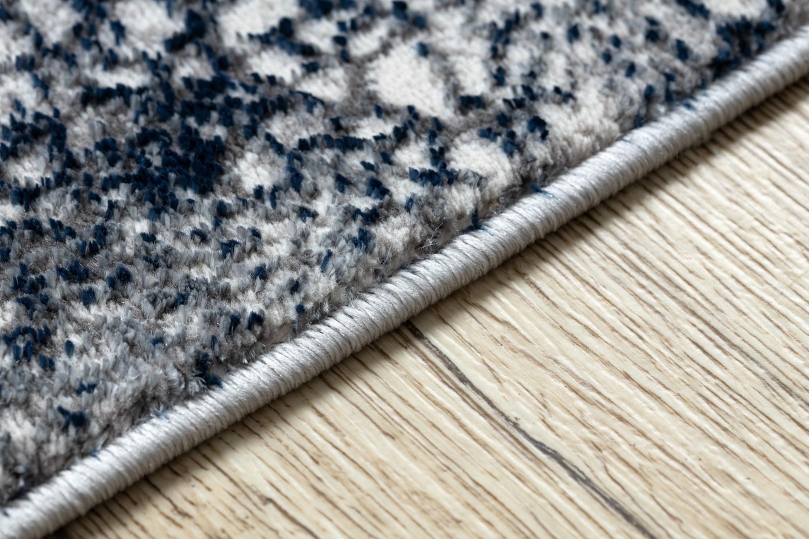 Gulvtæppe Hakano Welli Abstract 4 - creme/marineblå 120×170 cm billede