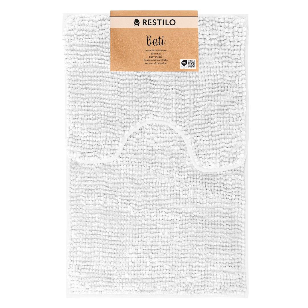 Bademåtte sæt - AmeliaHome Bati, hvid, 50×80 + 40×50 billede