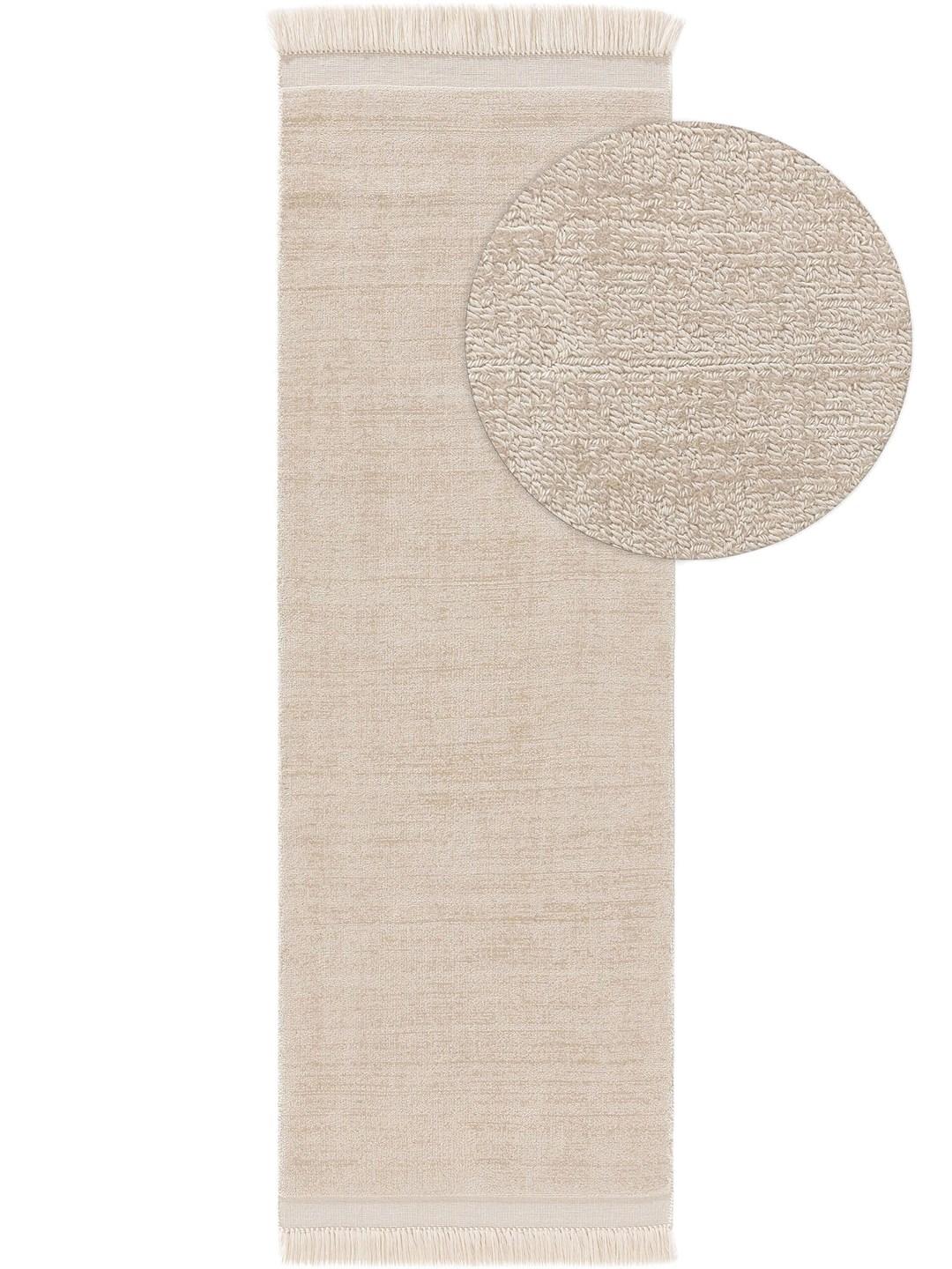 Gulvløber Benuta JADE - creme, klassisk, 70×200 cm billede
