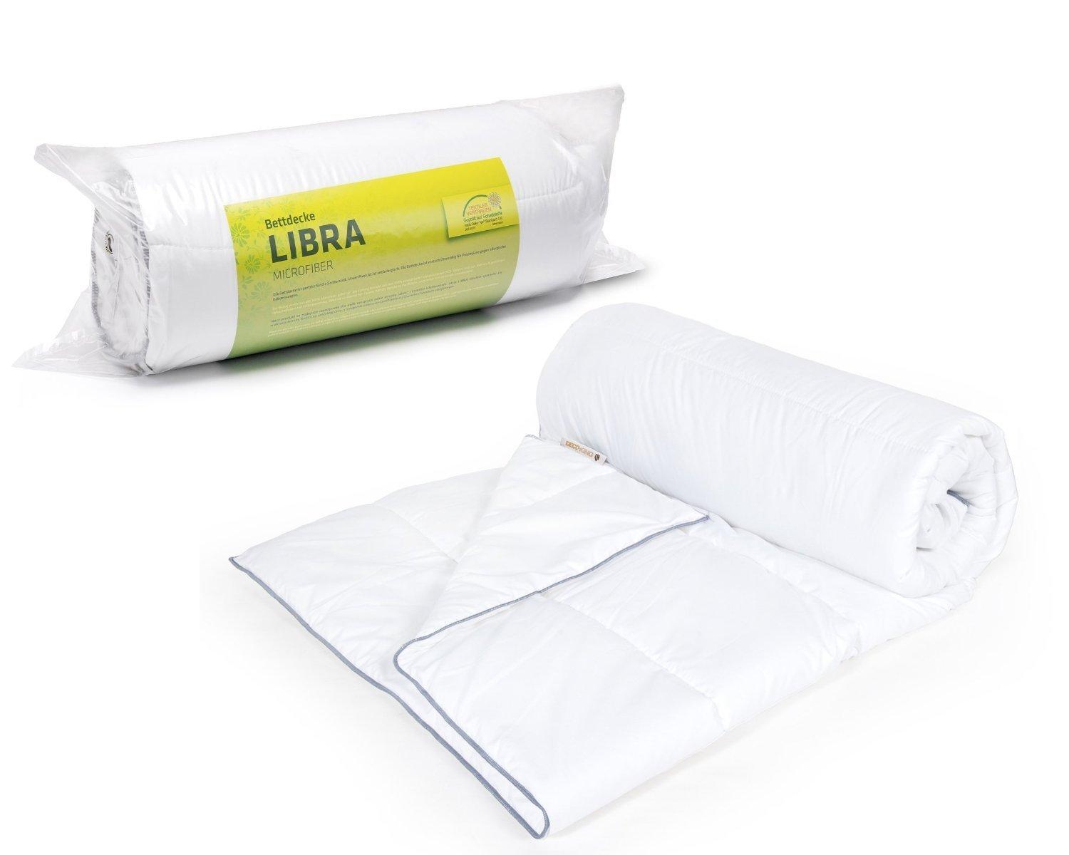 Dyne sommer 155×220 cm - Libra, hvid mikrofiber, klassisk billede