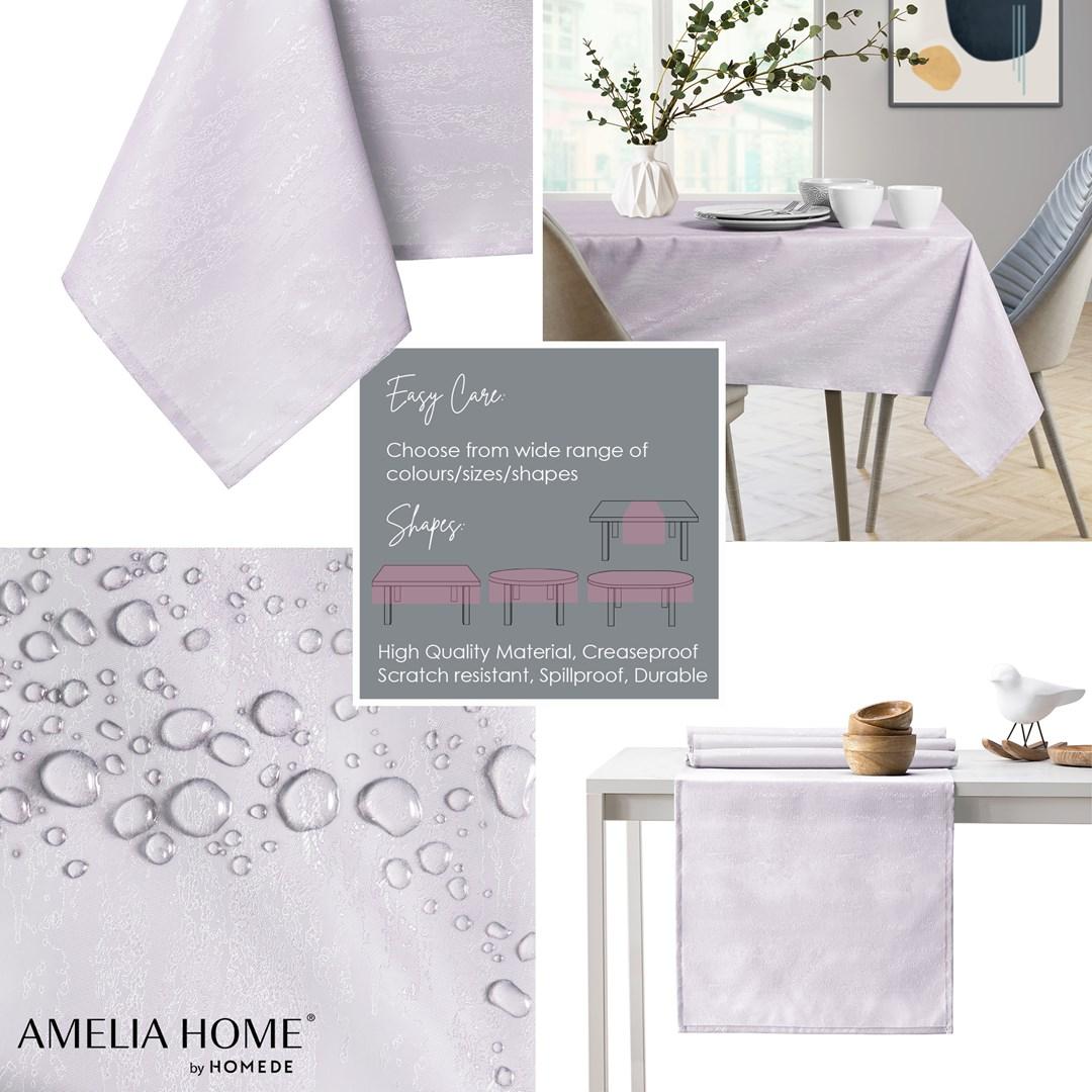 Dug kvadratisk 100×100 cm lilla - AmeliaHome Vesta præget billede