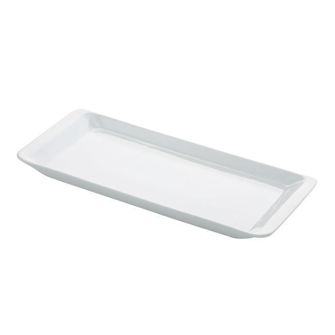 Serveringsfad porcelæn hvid - Tescoma GUSTITO 39 × 16,5 cm billede