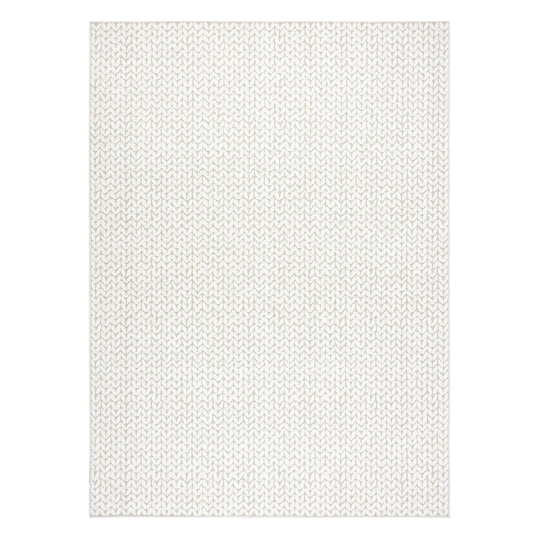 Gulvtæppe beige 160x230 - Hakano Wink Chevron billede
