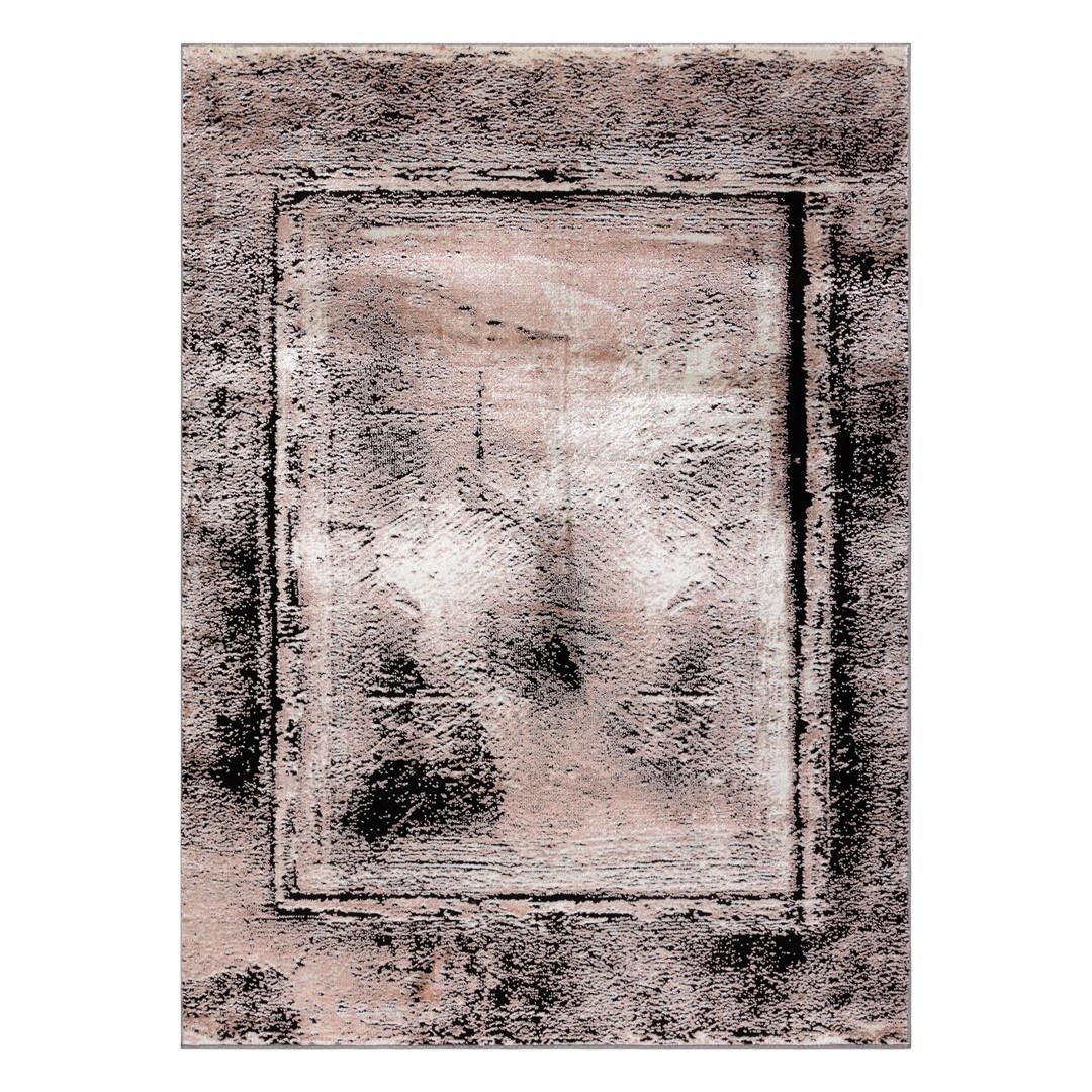 Gulvtæppe - Hakano Welli Vintage, pudderlyserød 140×190 cm billede