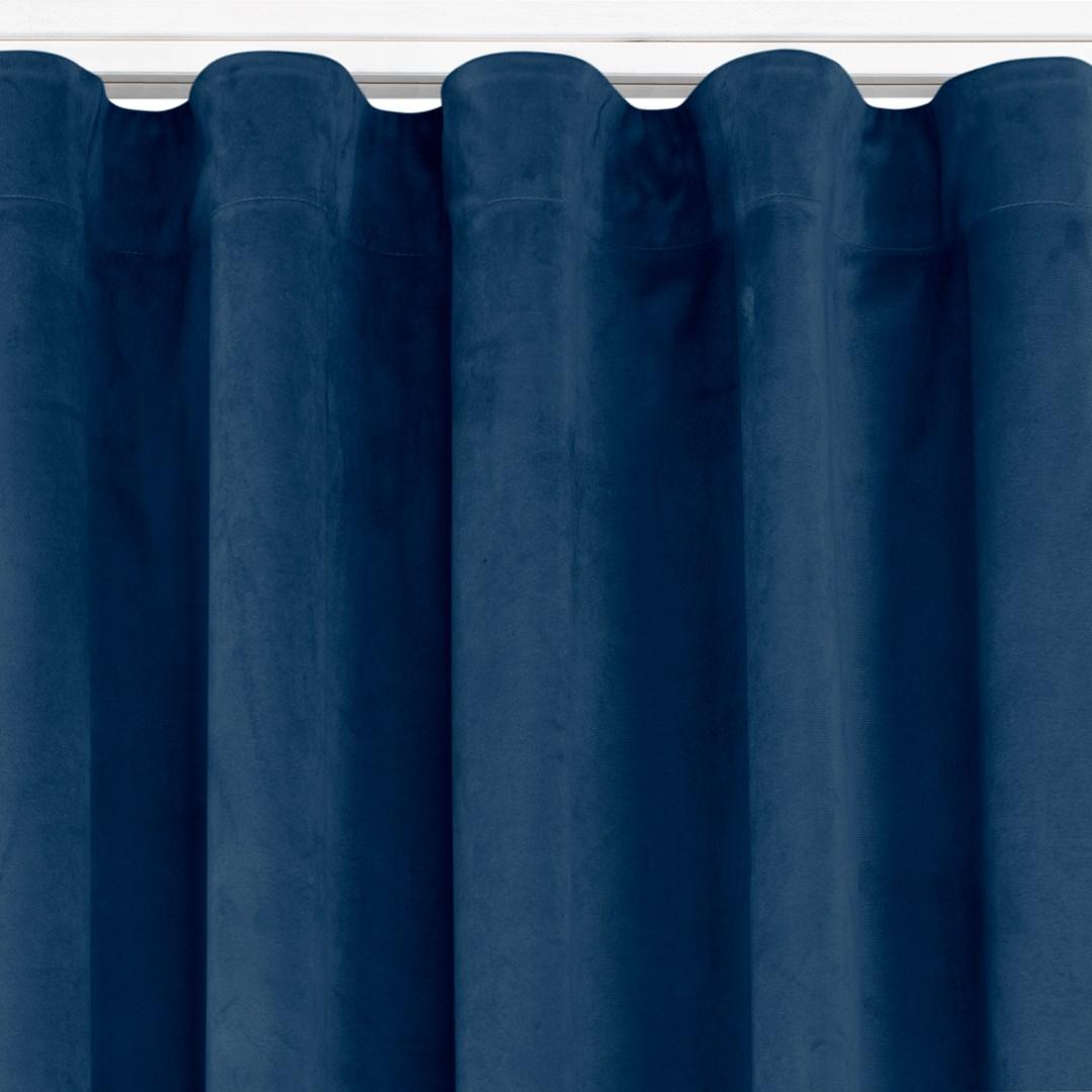Mørklægningsgardin fløjl VILA indigo 400×225 - HOMEDE billede