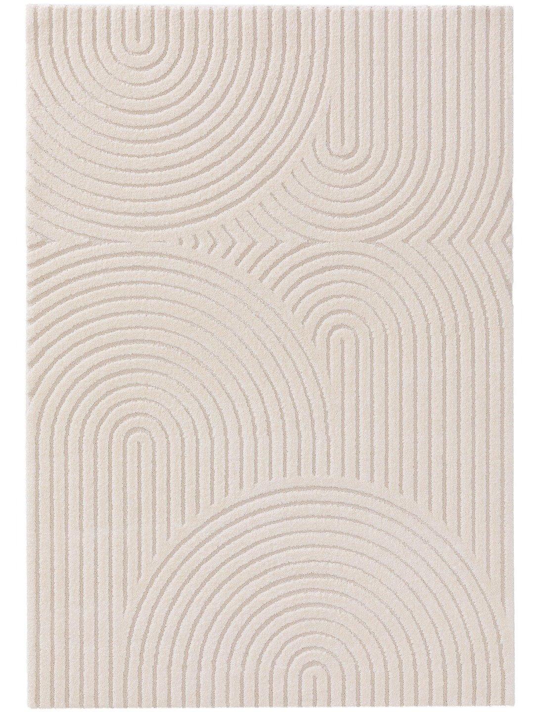 Gulvtæppe Benuta EVE 2 - creme, boho, 140×200 cm billede