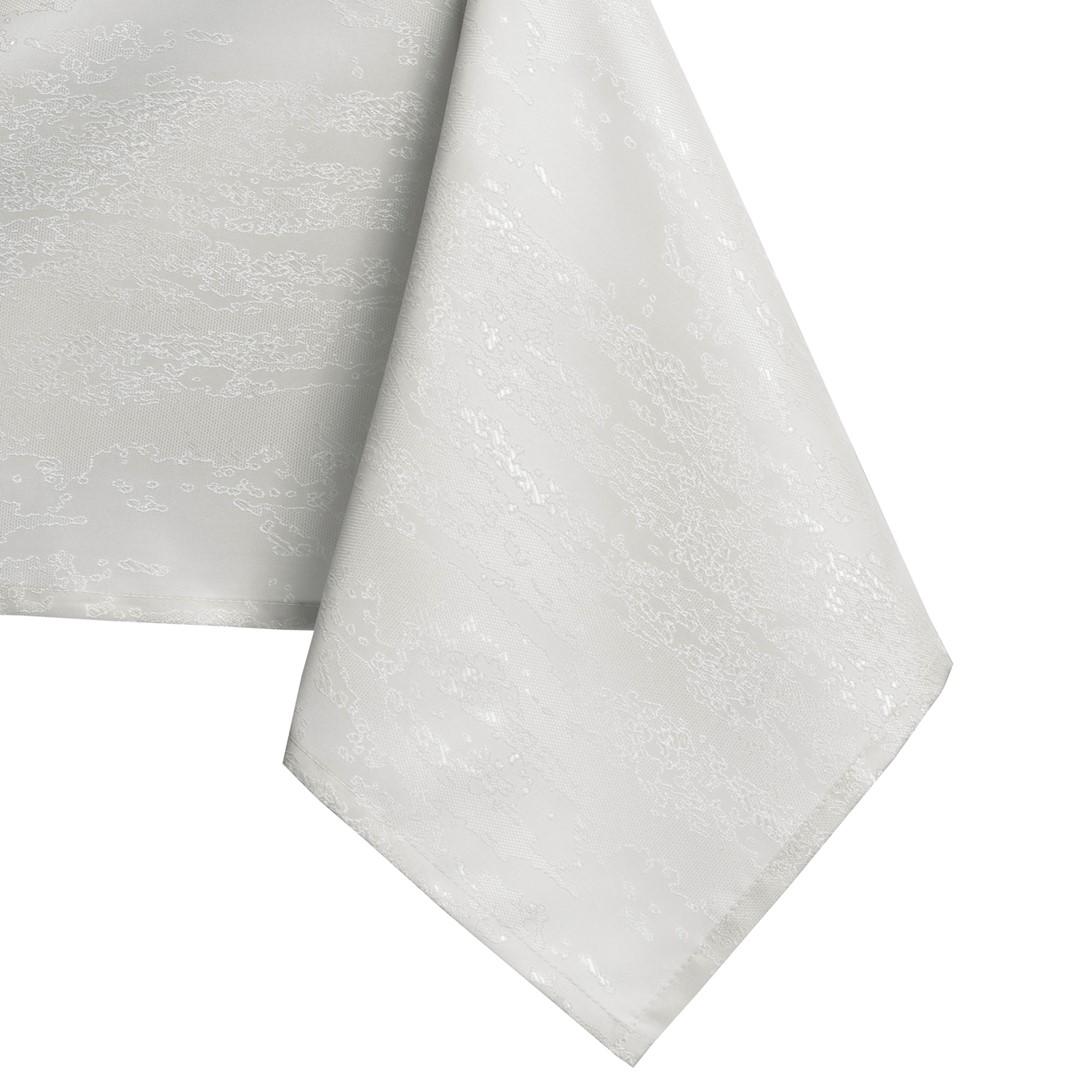 Dug i polyester - AmeliaHome Vesta, creme, præget, 140×200 cm billede