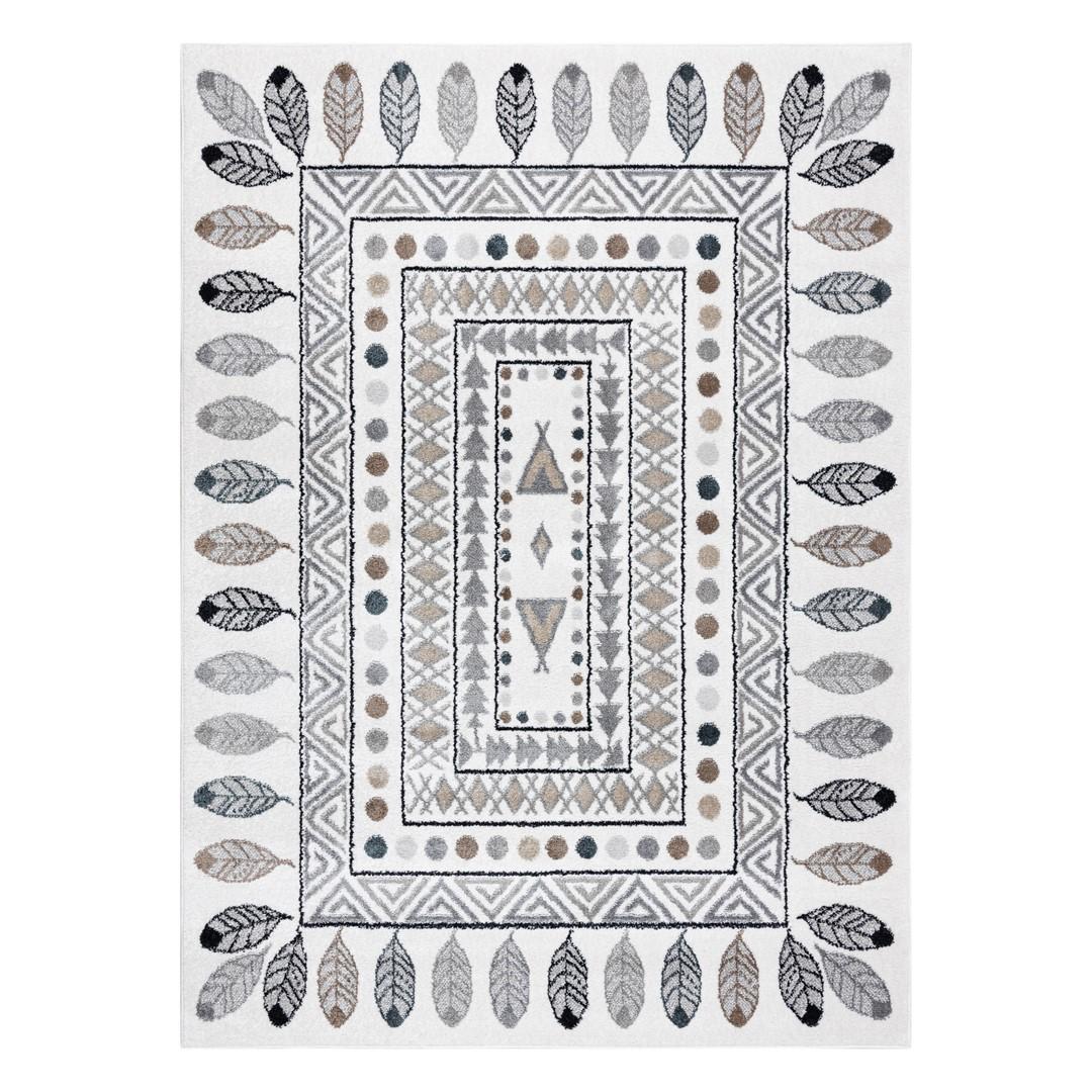 Gulvtæppe 160x220 cm creme - Hakano Beo Teepee billede