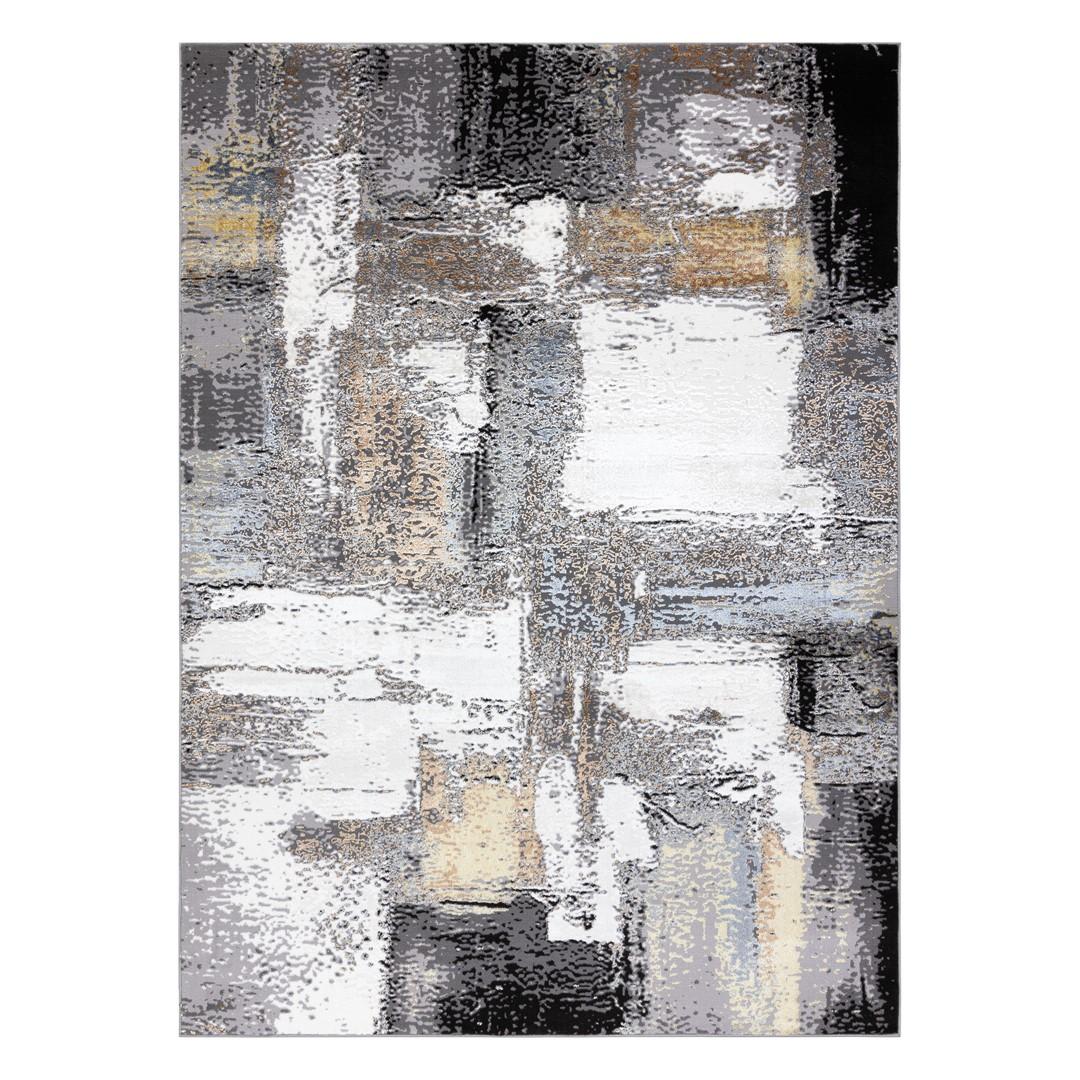 Gulvtæppe Hakano Welli Abstract 3 - creme, 140x190 cm billede