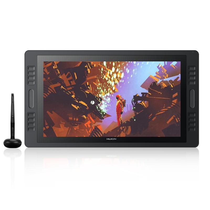 Tegneskærm HUION Kamvas Pro 20 - 19,5" IPS, 5080 lpi, USB, sort billede