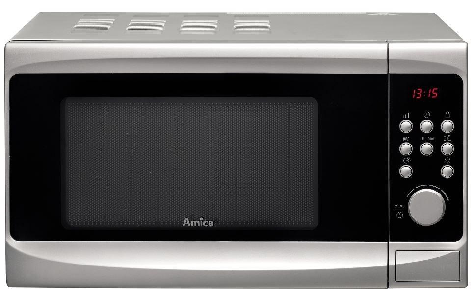 Mikrobølgeovn Amica 20 l - 700 W, fritstående, sølv billede