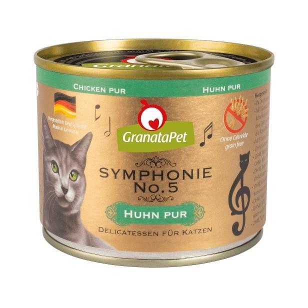 Vådfoder til kat – GranataPet Symphonie No. 5 Kylling, 200 g billede