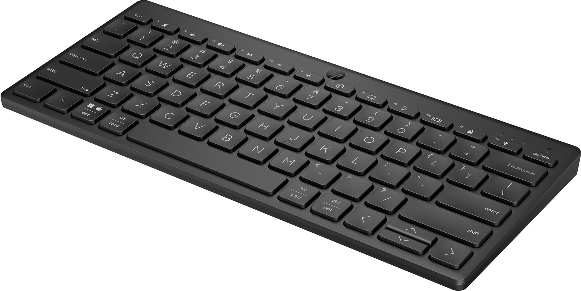 Tastatur Bluetooth - HP 350 Compact Multi-Device (sort) billede