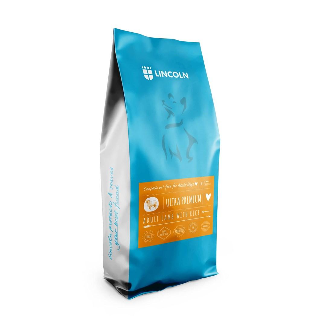 Hundefoder tørfoder – Lincoln Ultra Premium Lam med ris 12 kg (voksen, mellem & stor) billede