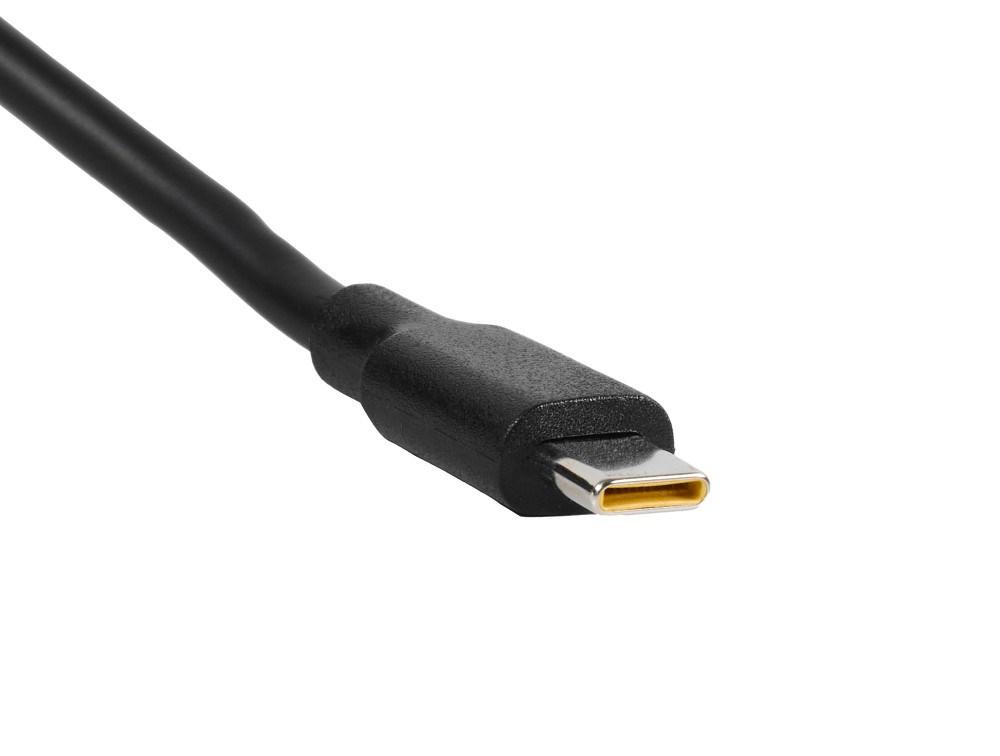 Strømforsyning til laptop Green Cell 130 W USB-C PD – sort billede