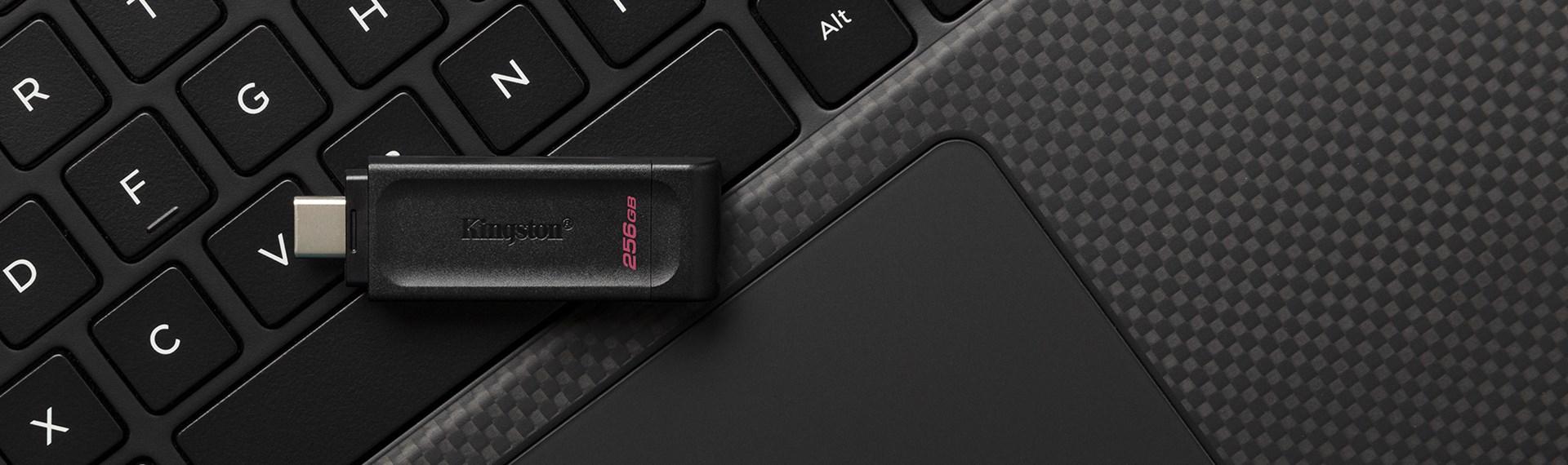 USB-C flashdrev Kingston DataTraveler 256 GB - USB 3.2 Gen 1