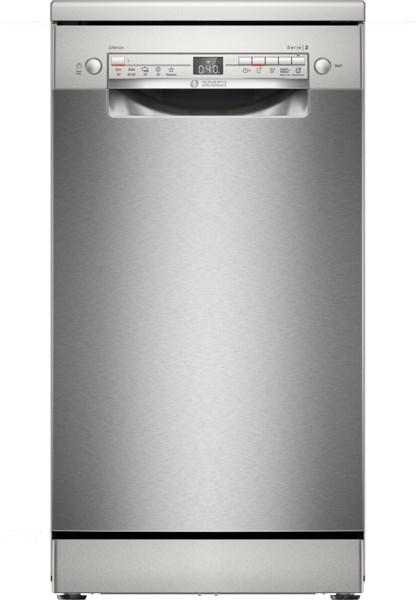 Opvaskemaskine smal 45 cm Bosch Serie 2 SPS2HKI42E, fritstående, 10 kuverter, energiklasse E billede