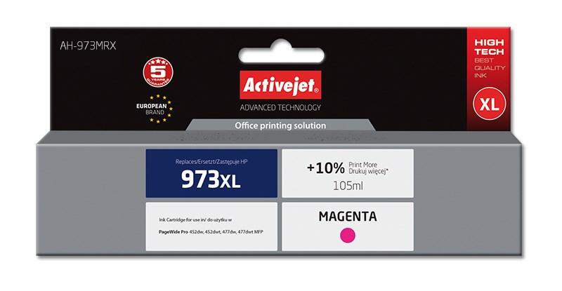 Blækpatron til HP 973XL - Activejet Premium, magenta, 105 ml (kompatibel) billede