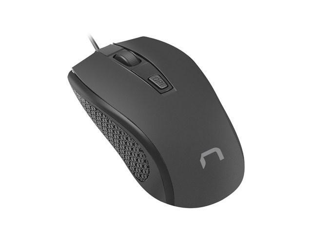 Computer mus NATEC HOOPOE 2, 1600 DPI, USB, sort billede