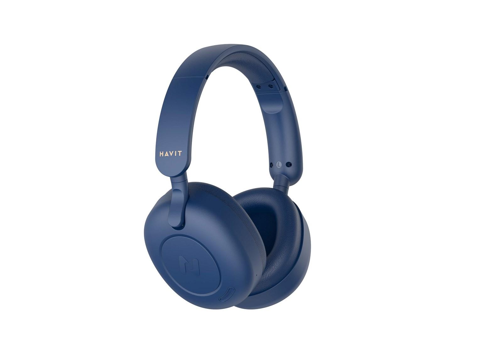 Trådløse hovedtelefoner med Bluetooth – Havit H655BT (blå) billede