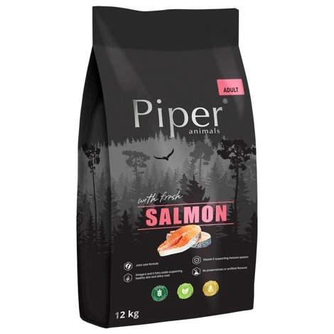 Hundefoder tørfoder - Dolina Noteci Piper med laks, 12 kg billede
