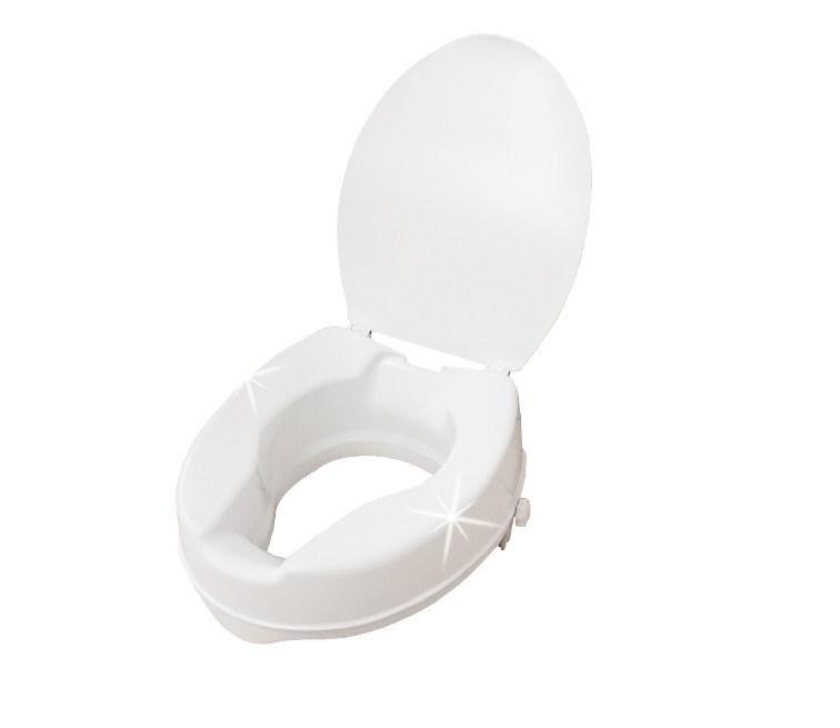 Toiletsæde med låg 10 cm – PDS CARE forhøjet billede