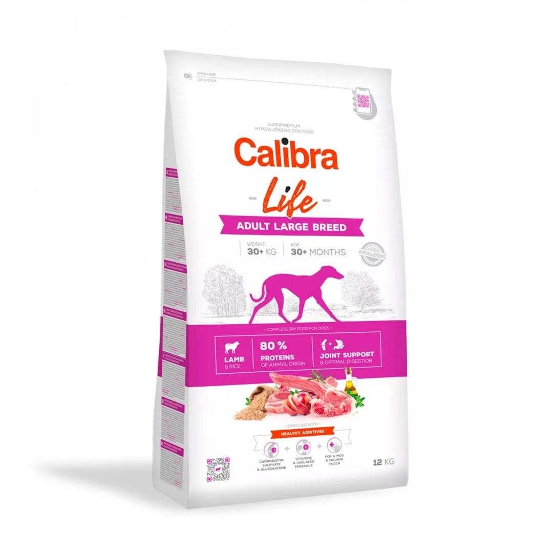 Hundefoder tørfoder Calibra Life Adult Large Breed Lam 12 kg billede