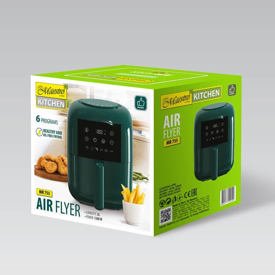 Airfryer 3 l - Maestro MR-755, 1200 W, grøn billede