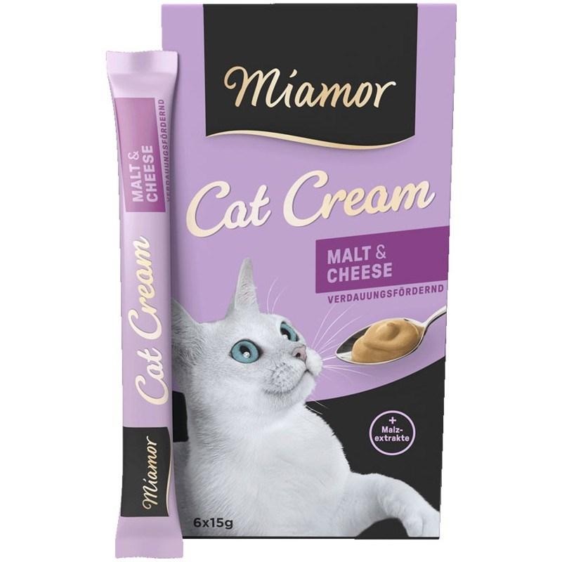 Kattesnack Miamor Cat Cream Malt & Cheese - 6×15 g billede