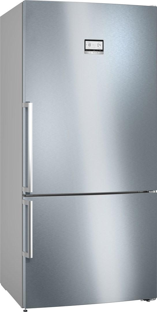 Køle-fryseskab Bosch Serie 6 KGN86AIDR, fritstående, 631 l, D, rustfrit stål billede