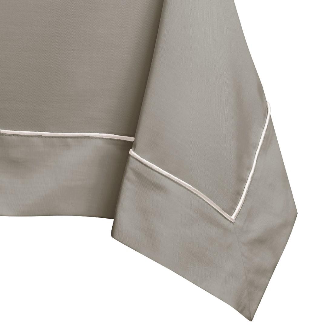 Dug rektangulær DecoKing Pure - cappuccino 150×300 cm billede