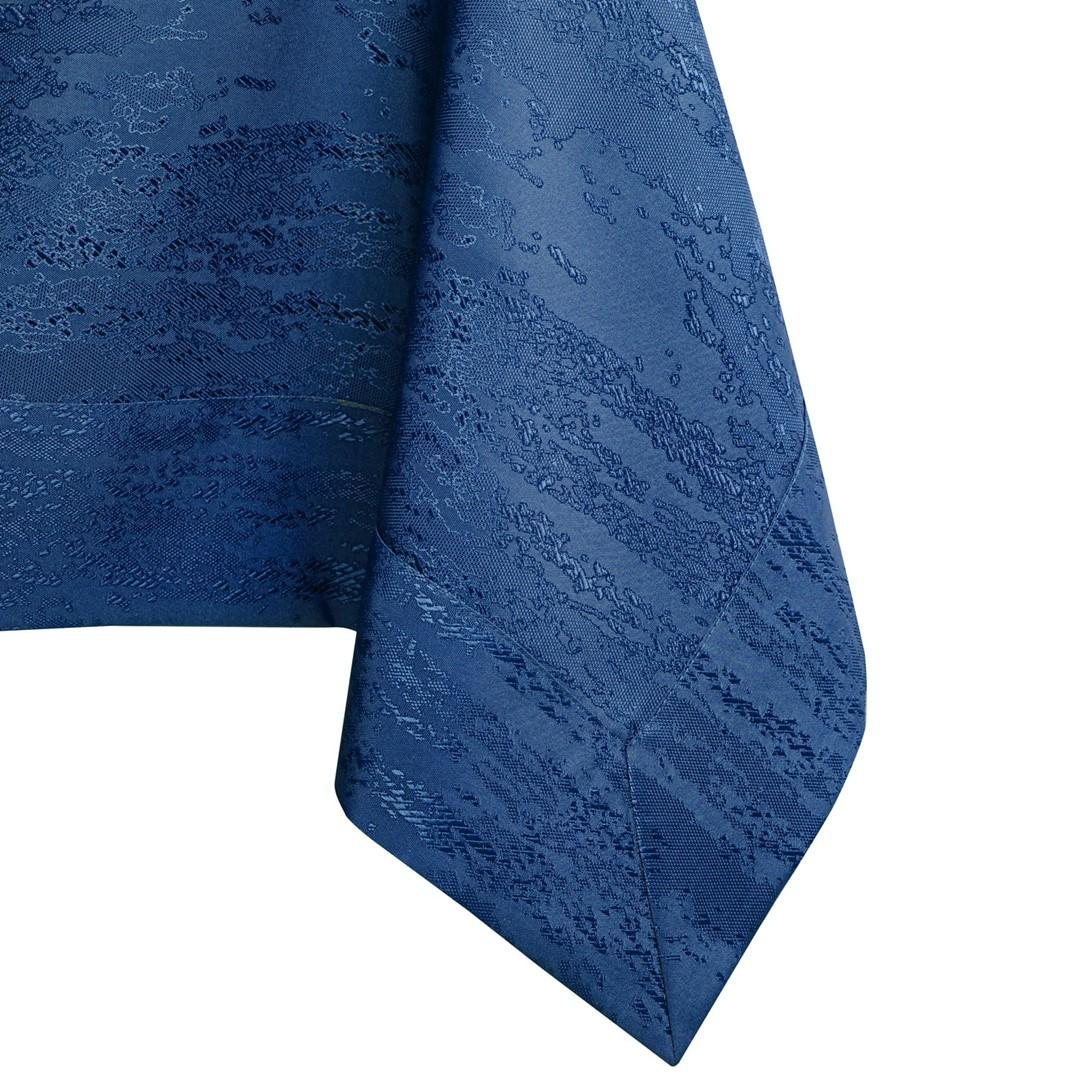 Dug indigo 110x110 - AmeliaHome Vesta, præget og blank billede