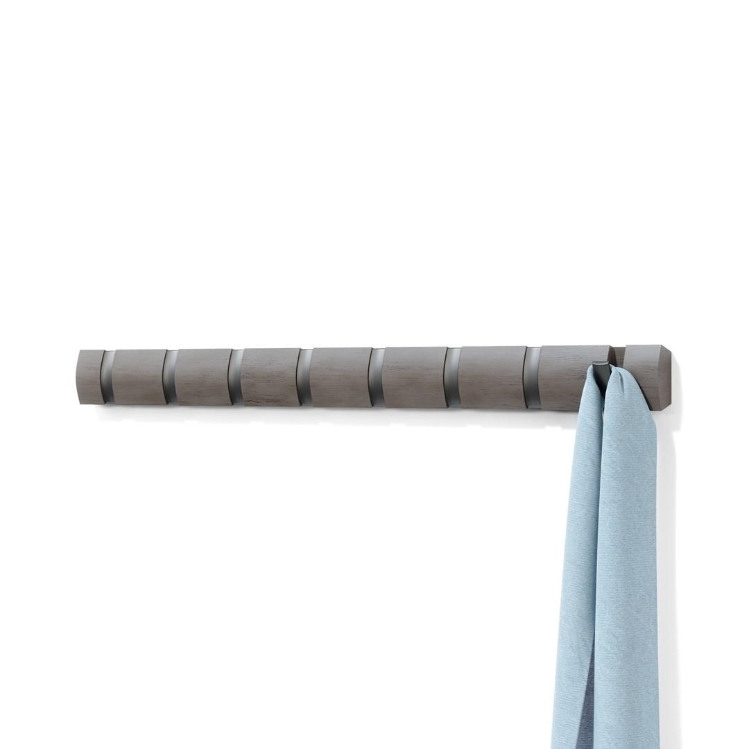 Vægkrogsskinne Umbra Flip - grå, 81 cm