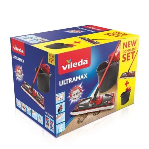Gulvmoppe med spand – Vileda Ultramax Box