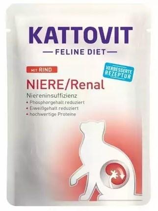 Vådfoder til kat – Kattovit Feline Diet Nyre/Renal med oksekød 85 g billede